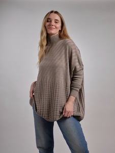 Country Laine – Textured Sloppy Joe CL0059 – Black
