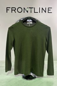 Country Laine – CL0124P Plain Crew Neck – Olive