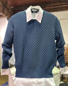 Products: Country Laine – CL0057 Basketweave Jumper – Kingfisher