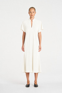 Mela Purdie – Tab Flip Dress F007 3072 – Cream