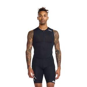 2XU Core Trisuit Mens Black/White