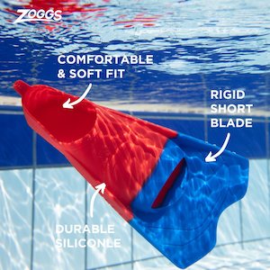 Triathlon Swimming: Zoggs Short Blade Ultra Fins