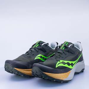 Mens Carbon Racing: Saucony Endorphin Edge (D Standard) Mens Umbra/Slime