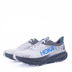 Mens Door To Trail: Hoka Challenger ATR 7 (D Standard) Mens Outer Orbit/Hoka Blue