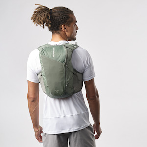 Salomon: Salomon Active Skin 12 Hydration Vest Laurel Wreath/ Lily Pad