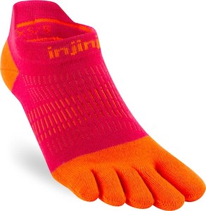 Ininiji Womens Run Lightweight No-Show - Chili