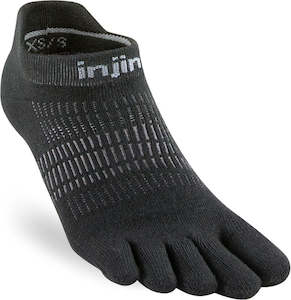 Ininji Womens Run Lightweight No-Show - Black