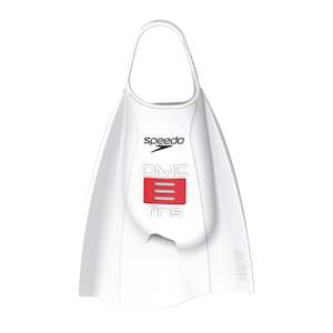 Triathlon Swimming: Speedo DMC Elite Fins White/Red