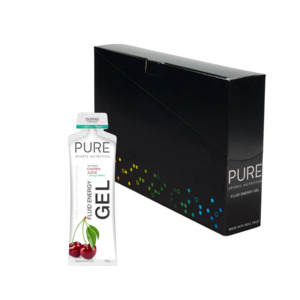 Pure Fluid Energy Gel Cherry - Box of 18