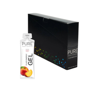 Pure Sports Nutrition: Pure Fluid Energy Gel Peach - Box of 18