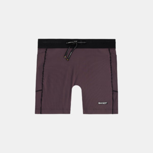 Womens Clothing: Bandit Striped Cadence™ 5" Compression - Black with Fig