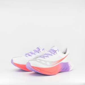 Saucony Endorphin Pro 4 (B Standard) Womens White/Crocus