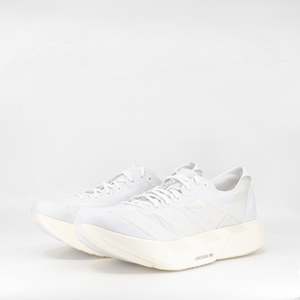 Adidas Adizero Adios Pro 4 (B Standard) Womens Cloud White/Zero Metallic/Crystal White