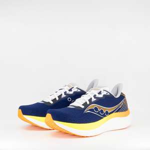 D Standard: Saucony Triumph 23 (D Standard) Mens Frigid/Citron