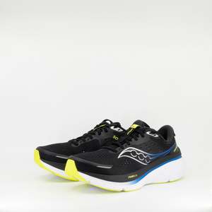 D Standard: Saucony Guide 18 (D Standard) Mens Black/Lapis