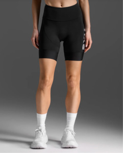 2XU Aero Tri 7 Inch Shorts (Womens) Black/White