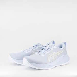 Womens Neutral 1: Asics Gel-Cumulus 27 (B Standard) Womens Blue Fade/White