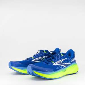 Brooks Cascadia 19 (2E Wide) Mens Surf the Web/Nightlife/White