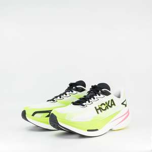 B Standard: Hoka Mach X 3 (B Standard) Womens White/Neon Lime