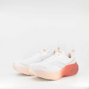 B Standard: Saucony Hurricane 25 (B Standard) Womens White/Cameo