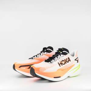 Hoka Mach X 3 (D Standard) Men White/Neon Tangerine