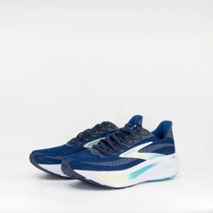 Womens Neutral 1: Brooks Ghost 17 (D Wide) Womens Navy/Green/Turquoise