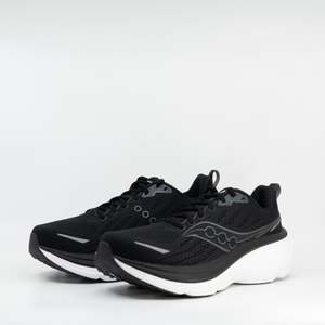 Saucony Hurricane 25 (2E Wide) Mens Black/White