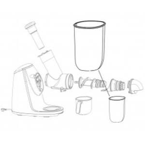 Juicers Accessories: Optimum H3000 / H3000 2nd Gen - Pulp Cup