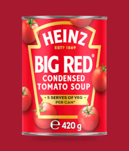 Soup Tomato Big Red Heinz 420g