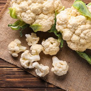 Broccoli Cauliflower: Cauliflower Half each NZ