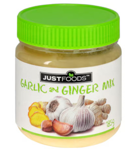Garlic: Garlic and Ginger Crushed Mix Just Foods 185g