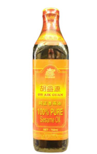 Zucchini: Oil Sesame Pure 100% OAG 750ml