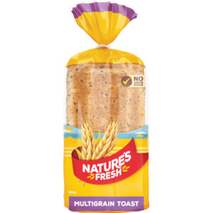 Eggs: Nature's Fresh Multigrain Toast Bread 700g