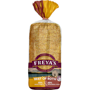 Eggs: Freya's Best Of Both Toast Bread 750g