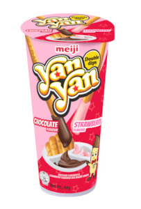 Biscuits Crackers: Cookies Strawberry Yan Yan 40g