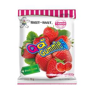 Snacks Sweets 1: Candy Want Want QQ Gummies Strawberry 70g*