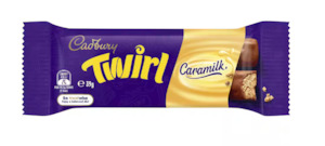 Chocolate Caramilk Twirl Cadbury 39g