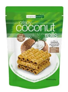 Snacks Sweets 1: Coconut Rolls Tropical Fields 285g