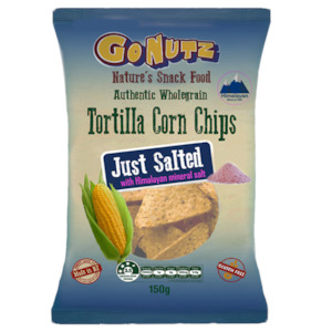 Chips Salted Tortilla Corn Go Nuts 150g