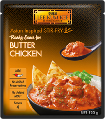 Stir Fry Sauces: Sauce Simmer Butter Chicken Lee Kum Kee 120g*