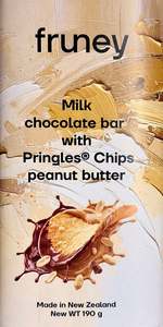 Chocolate Bars: Pringles Peanut Milk Chocolate Bar, 200g