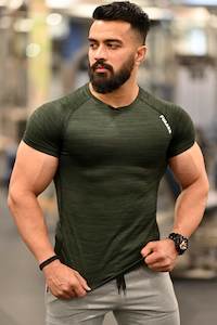 Final Sale: Melange T-shirt Green