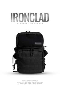 All Black: Ironclad Tactical Backpack Black