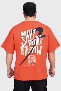 Dapper Oversized T-shirt Orange