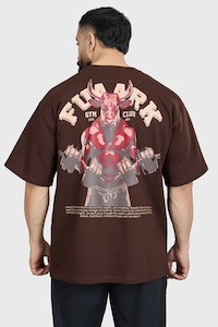 Bull Oversized T-shirt Coffee