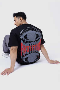 Gym Oversized Tshirts Men: Fortitude Oversized T-shirt Black
