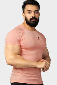 Final Sale: Bold Melange T-shirt Pink