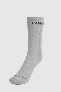 Accessories: Legacy Crew Socks Grey