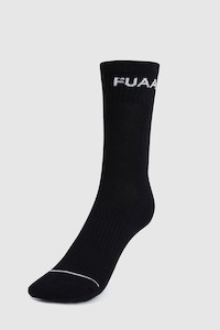 Accessories: Legacy Crew Socks Black