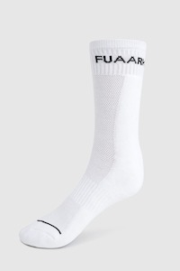 Accessories: Legacy Crew Socks White